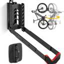 monTEK Swivel Bike Wall Mount, No Heavy Lifting Required Bike Wall Mount, Bike Hangers for Garage, Space-Saving Bike Rack Garage, Easy to Load and Unload, Bike Hanger Can Hold Up to 77 lbs