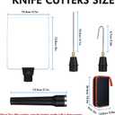 Jhua 3-in-1 Foam Cutter Hot Wire Knife Foam Cutter Tool Set Styrofoam Cutter Foam Board Cutter Electric Styrofoam Cutting Tool with 3 Cutting Machine Pen for Styrofoam Foam Cutting Arts Handcraft DIY