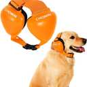 Dog Ear Muffs for Noise Protection, 29dB NRR Dog Earmuffs, Noise Cancelling Headphones for Dogs, Ear Plugs for Hearing Protection from Thunder, Vacuums, Fireworks (Orange, Small)