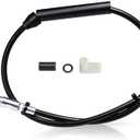 MoKitDora 45.5" Upper Clutch Cable Extension for 2018-later Harley Softail and 2021-later Touring Street Electra Road Glide King, Black