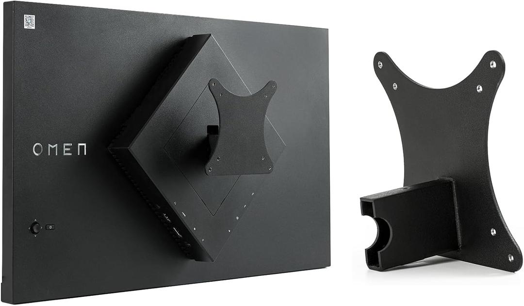 Monitor Arm/Mount VESA Bracket Adapter Compatible with HP Omen Gaming Monitor (25i) - VESA 75x75mm 100 * 100mm 75 * 75mm Black