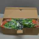 AGIRL 16 Bundles Artificial Fall Flowers Outdoor Indoor Decoration,No Fade Autumn Fake Plastic Plants with Eucalyptus Leaves,Faux Mums for Thanksgiving Garden Front Door Porch Patio Fall Decor