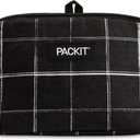 PackIt Snack Bag, Black Grid, Normal