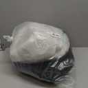 NOYAL Round Hooded Donut Dog Bed for Small & Medium Pets - Plush Fluffy Anti-Anxiety Cat Cave Bed with Cover (Medium 23.6'', Dark grey)