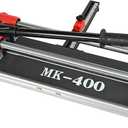 16 inch Double Guide Rails Manual Tile Cutting Machine Wide Aluminum Bottom Plate Ceramic Porcelain Floor Tile Cutter Heavy Duty 400mm/40cm R2818T040