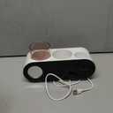 iHave Wall Mounted Electric Toothbrush Holders with 3 Cups, UV Sanitizer, Toothpaste Dispenser, Smart Home Bathroom Accessories & Decor, Black