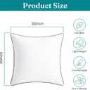 Oubonun 30 x 30 Throw Pillow Inserts Set of 2