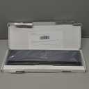 JOYACCESS Bluetooth Multi-Device Wireless Slim Quiet QWERTY Keyboard with Numeric Keypad, Profile Aluminum Keyboard for Laptop, Computer, PC, Windows (Blue & White)