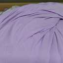 VETHIN Double Layer Princess Round Dome Canopy Bed Curtain for Girls Adults,Children Dreamy Mosquito Net,Cute Bedroom Decoration Castle Play Tent Reading Nook Canopies(Dome-Purple/White)