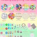 LovelyMoon Bracelet Making Kit 3400 Pcs Beads for Charm Friendship Jewelry Making Supplies Unicorn Mermaid Art Crafts Birthday Christmas Gifts for Girls Ages 6 7 8 9 10 11 12 Years Old