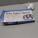 Baby Car Mirror, Safety Car Seat Mirror for Rear Facing Infant, Clear Wide View, 360Rotation, Easily Observe the Baby Move, Secure, Shatterproof, Crash Tested and Certified (Black)