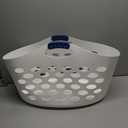 Rubbermaid White Plastic Laundry Basket