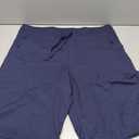 Hanes Women's Shorts, French Terry Bermuda Pocket Shorts, Jersey Knit Fleece Shorts, Women's Bermuda Shorts, 11" (X-Large, Navy)