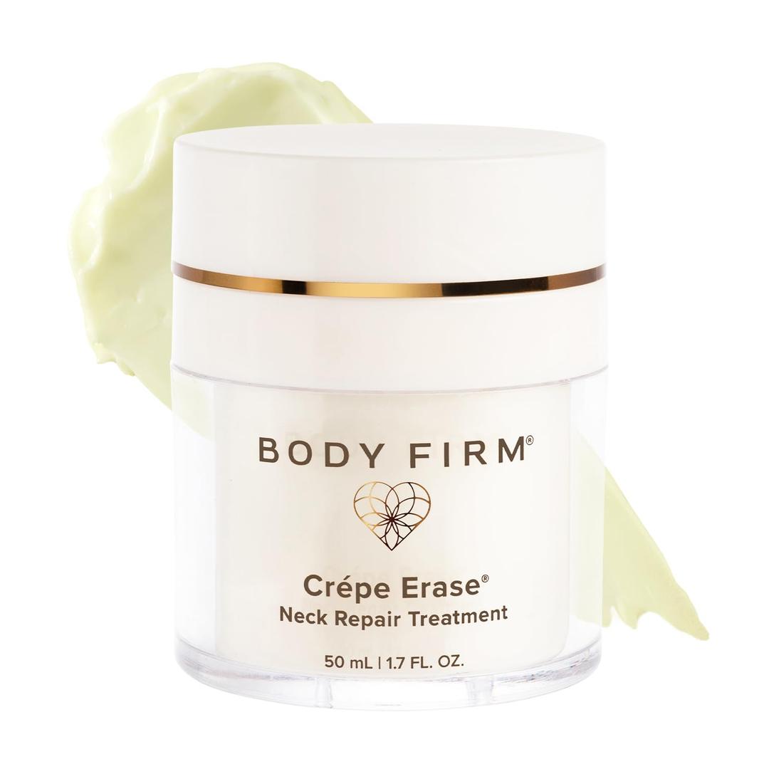 Body Firm Crepe Erase Neck Repair Treatment, Anti Aging Retinol Cream with Peptides, Shea Butter, Vitamin E, Squalane Oil, Wrinkle Cream for Crepey Skin Care and Firming Elasticity, 1.7 FL Oz