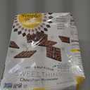 Simple Mills Chocolate Brownie Seed and Nut Flour Sweet Thins, Paleo Friendly and Delicious Sweet Thin Cookies, Good for Snacks, Nutrient Dense, 4.25 oz (Pack of 3) (EXP 10/01/26)