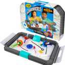 Crayola Colourwhirls Battle Arena Art Game, DIY Gyro Spin Art Toy, 4 Battling Spinning Top Toys, Birthday, Holiday for Kids, Ages 6+