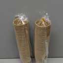 100 Pack 5 oz Paper Cups, Disposable Kraft Bathroom Cups 5 Ounce, Espresso Coffee Hot/Cold Beverage Cups for Home, Kitchen, Party