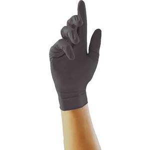 Comfy Package Black Disposable Nitrile Gloves for Food Prep Latex Free Glove, Small