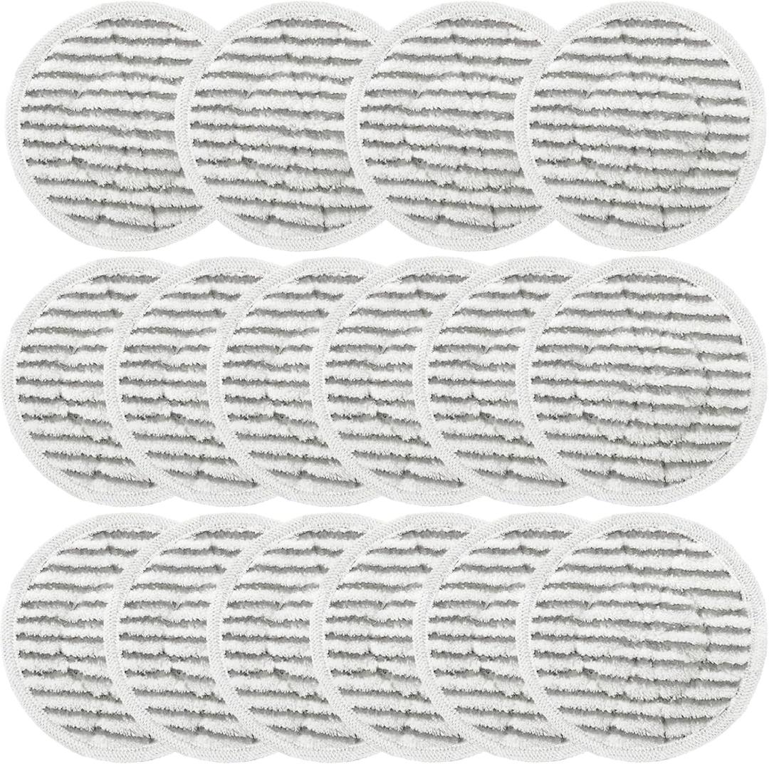 16 Pack S7001 Pads Replacement Steam Mop Pads for Shark S7001 S8201 S7201 S7000AMZ S8001 S7000 S7005 S7020 Series Steam Mop Pads,Steam & Scrub All-in-One Scrubbing Mop Pads,Compare Part #:XKITP7000