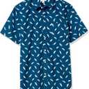 Amazon Essentials Slim-Fit Men's Short Sleeve Button Down Shirt (XL)