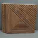 Acoustical Wall Panels, 6-Piece 72 X 48 Inches Art Acoustic Panels, Decorative Acoustic Panels, Acoustic Wall Panels, Sound Absorbing Wall Art, Arcadian Vortex