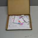 Doodle Glow, Wooshneesham Acrylic Dry Erase Board with LED Light, 11.8"x8.5" Glowing Memo, Brightness Adjustment, 7 Color Markers, Ideal for Office/Home/Kids, Writable Night Light(White)