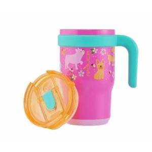 Reduce 14oz Spillproof Cup with 2 in 1 Lid Pink