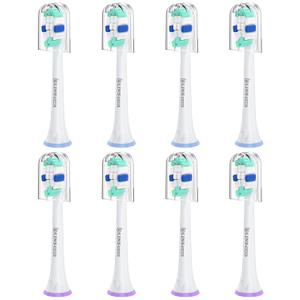 Replacement Brush Heads for Philips Sonicare Toothbrush Handles Toothbrush Heads for Sonicare (Pack of 8)