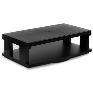 Aleratec Adjustable Swivel Stand, 360 Degree Rotating, Anti Slip Platform, TV Computer Monitor Stability - 21 Inch (Set Height 2 Tier Swivel)