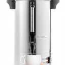 SYBO SR-CP-100B Commercial Grade Stainless Steel Percolate Coffee Maker Hot Water Urn for Catering, 100-Cup 16 L, Metallic
