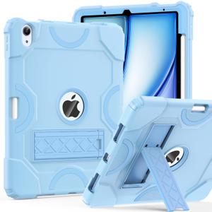 Cantis Case for iPad Air 11-inch (M3) 2025/ (M2) 2024, iPad Air 5th/4th Generation (2022/2020) 10.9 Inch, Heavy Duty Shockproof Rugged Protective for i Pad Air 11'', Sky Blue