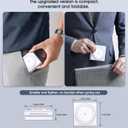 3 in 1 Wireless Charging Station for Apple Multple Devices - Foldable Magnetic Wireless Charger Dock -Travel 18W Charging Pad for iPhone 17 16 15 14 13 12 Pro/Pro Max/Plus/Watch & Airpods All Series (White)