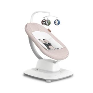 UPPAbaby Mamaroo Smart Swing Customizable Soothing Modes with MotionSync Technology Infant Recline + Bluetooth Enabled Included Newborn Insert Charlie (Sand Mlange)