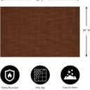 Plow & Hearth Dalton 2x3'6" Fireproof Hearth Rug | Paprika | Wool Blend Fireplace Mat | Protect Home Dcor Hardwood Floor and Carpet from Sparks and Embers Wood Stove