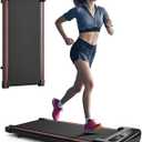 Walking Pad Treadmill for Home - Under Desk Treadmills Portable Mini Compact Walk Pads for Small Spaces Office Indoor Apartment Floor Flat Running Machine with Remote Quiet Lightweight