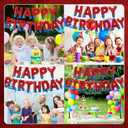 2 x Spider Theme Happy Birthday Banner Party Decorations Balloons Letters Signs Superhero Party birthday party Supplies for Boy