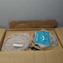 Mueller 16-Piece Non-Stick Stone Cookware Set with Steamer and Glass Lids, Turquoise