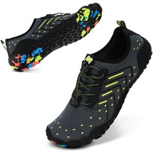 HiGropcore Water Shoes for Women Men Quick Dry Non Slip Wide Toe Barefoot Aqua Socks