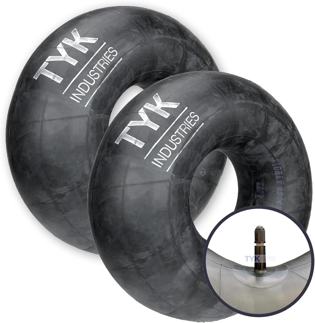 (2-Pack) TYK Industries 16" Truck Tire Inner Tube, Heavy Duty Replacement 215/85R16, 235/85R16, 245/75R16 Tire Tube for Car, Light Truck, and Trailer with 16 Inch Rim, TR13 Short Rubber Valve Stem