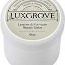 LUXGROVE Leather & Furniture Repair Salve- Polisher, Leather Cleaner and Conditioner for Furniture - UV Protectants Help Prevent Cracking or Fading, for Car Seat, Couch, Shoe, Purse, Boot - 8oz