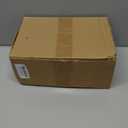 LEETOYI Porcelain Small Oval Au Gratin Pans, Baking Dish Set for 1 or 2 person servings, Bakeware with Double Handle for Kitchen and Home, Set of 2 (White/Brown)