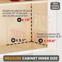 SpaceAid Bamboo Pull Out Spice Rack Organizer for Cabinet, Heavy Duty Slide Out Seasoning Kitchen Pantry Sliding Vertical Organization, 5.1" Wide, 2 Drawers(2" Wide), 2-Tier, Natural