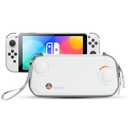 GeekShare Switch Carrying Case Compatible with Switch/Switch OLED,Portable Travel Carry Case,Hard Shell Protective Pouch Case Fit Switch Console & Game Accessories - Starry Sky