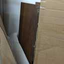 2-Tier Washer Dryer Countertop with 2.75" H Edge Rails, 54" W x 27.55" D Laundry Countertop for Folding Clothes, Washer and Dryer Topper with Non-Slip Pad (Dark Walnut)