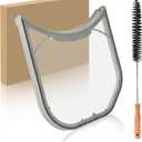 ADQ56656403 Dryer Lint Filter Screen Replacement Compatible With LG WashTowers & Dryer DLGX4201B DLGX4201W WKE100HVA, 11.2" * 10.9" Dryer Lint Filter Trap Screen Strainer 4960837 AP7012980 PS16546780