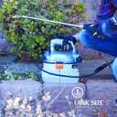 Ukoke UGS02 Cordless Electric Power Garden Sprayer, 1 Gallon Tank Portable Handhel, 45 psi & 0.132 GPM (500ml per min) Grey & White 20V 2A Battery & Charger Included