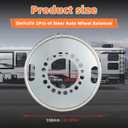 2Pcs of 22.5" Steer Auto Wheel Balancer Compatible with Heavy Duty Trucks/Bus/Motorhome, OE# 600-640