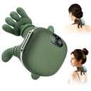 DrVibro Neck Massager, Electric Neck and Back Massager with Heat, Simulated Human Hand Design Shoulder Neck Massage for Pain Relief and deep Tissue, Shiatsu Massage 4D Kneading, Gifts for Men Women