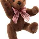 13" Jointed Teddy Bear Stuffed Animal for Girl,Boy,Baby Cute Plush Toy/Dark Brown (Dark Brown)
