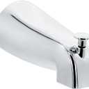 Slip Fit Tub Spout with Pull-Up Diverter for 1/2 inch Copper Tube, Chrome